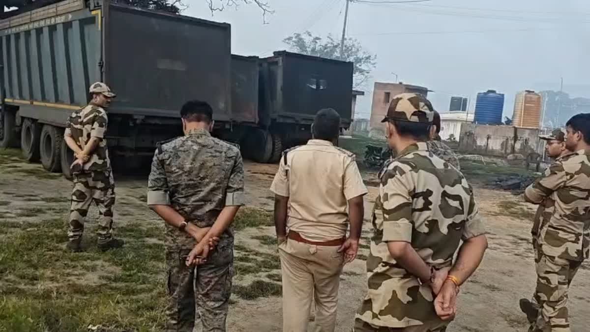 सीआईएसएफ व ग्रामीणों के बीच झड़प