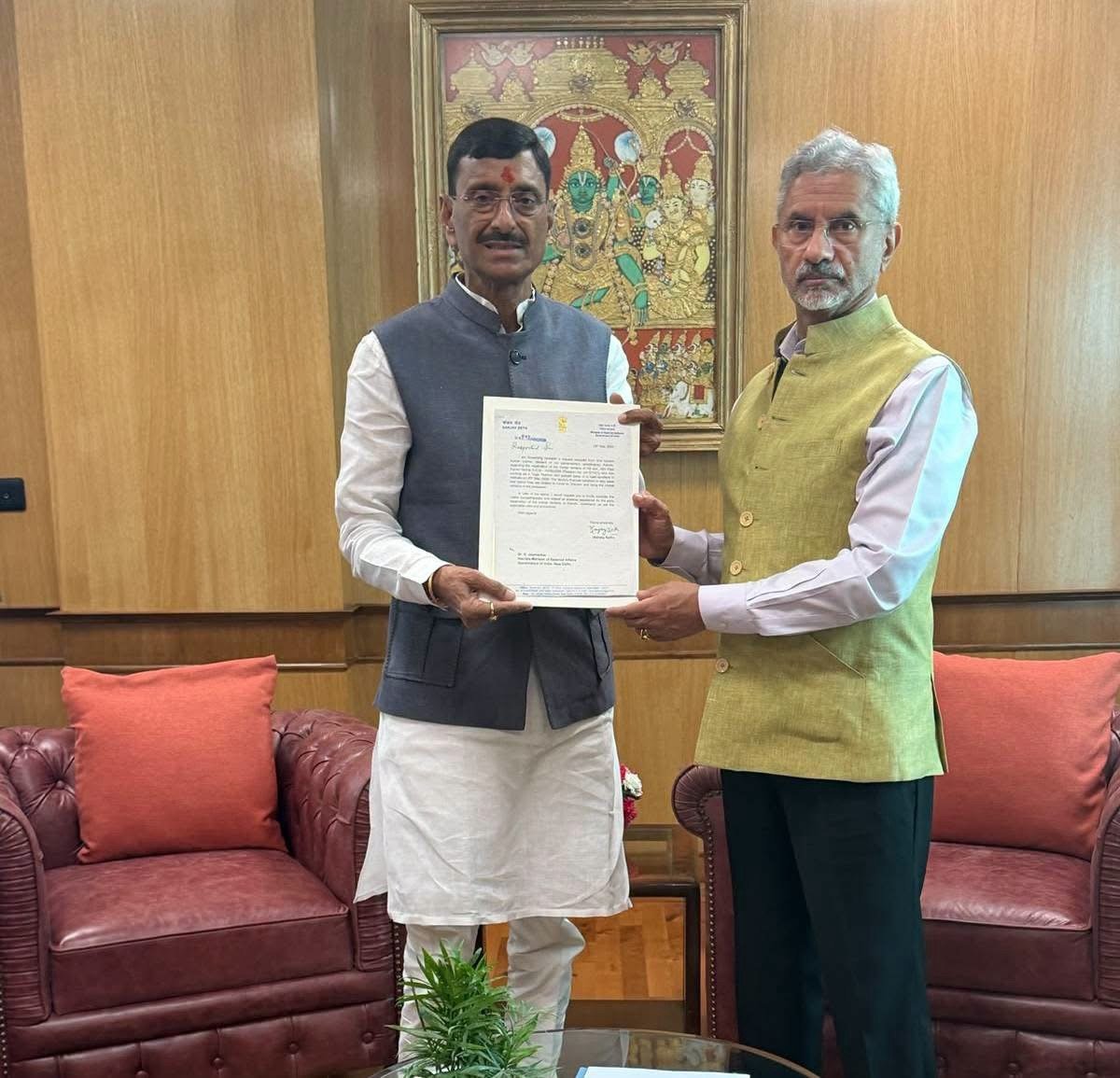 रांची के बेटे का पार्थिव शरीर वियतनाम से मँगाने के लिए विदेश मंत्री से मिले संजय सेठ